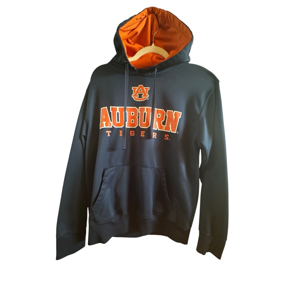 Campus Heritage Auburn Tigers Blue Orange Men's M Pullover Hoodie Sweatshirt